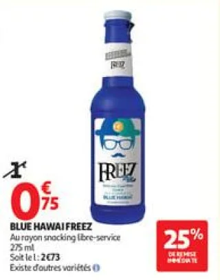 Blue hawai freez