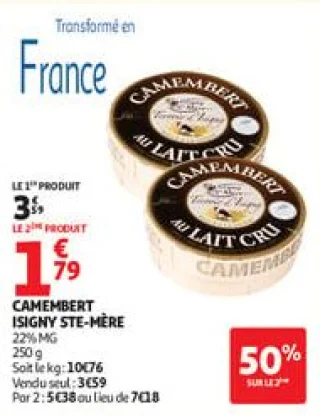 Camembert isigny ste-mère