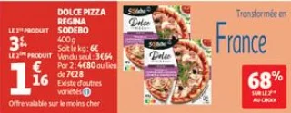 Dolce pizza regina sodebo
