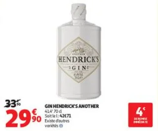 Gin hendrick's another