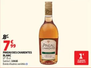 Pineau des charentes blanc 