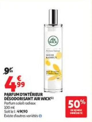 Parfum d'intérieur désodorisant air wick