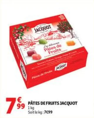 Pâtes de fruits jacquot