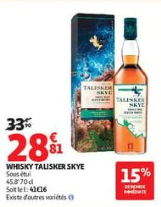 Whisky talisker skye