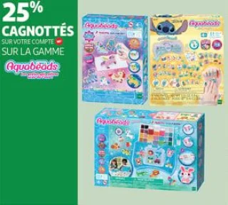 25% cagnottés<br>sur votre compte<cagnotte>  sur la gamme sansmarque 