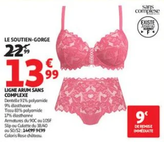 Ligne arum sans complexe 