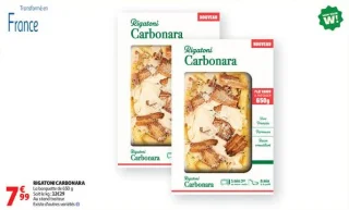 Rigatoni carbonara