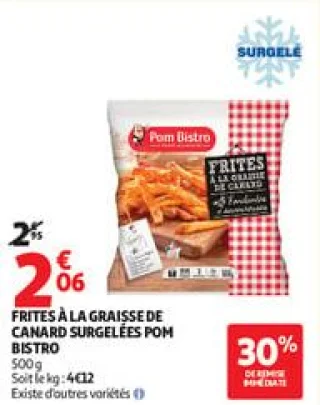Frites à la graisse de canard