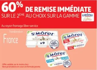 60% de remise immédiate  sur la gamme st moret 