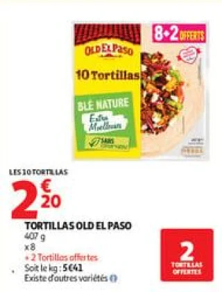 Tortillas old el paso 