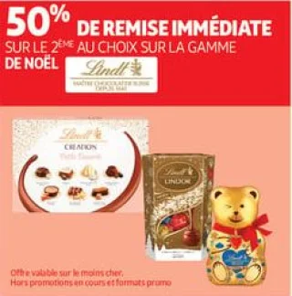 50% de remise immédiate sur la gamme de noël 