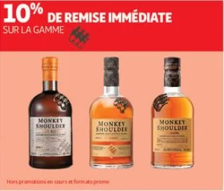 10% de remise immédiate  sur la gamme monkey 