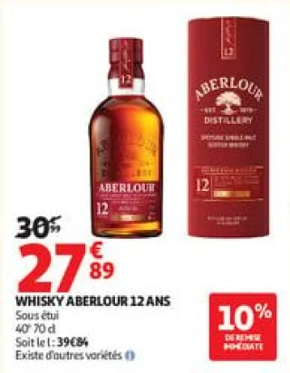 Whisky aberlour 12 ans