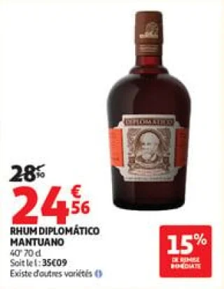 Rhum diplomático mantuano