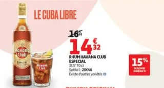 Rhum havana club especial