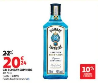 Gin bombay sapphire