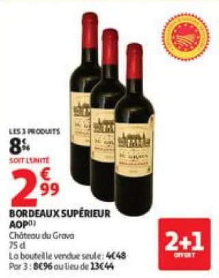 Bordeaux supérieur aop