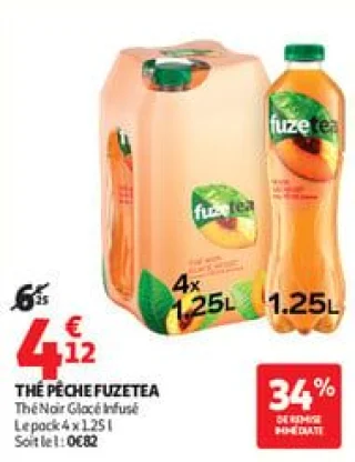 Thé pêche fuzetea 