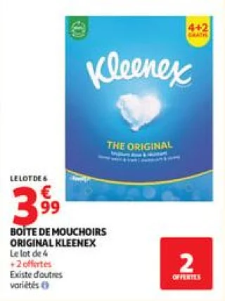 Boîte de mouchoirs original kleenex