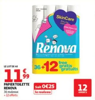 Papier toilette renova