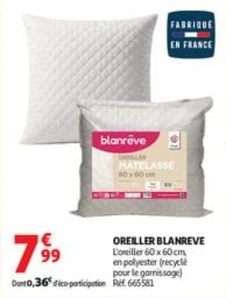Oreiller blanreve