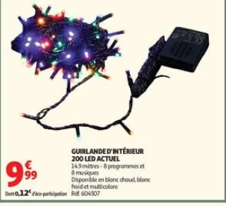 Pdv guirlande elec inter xs pv net