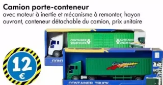 Camion porte-conteneur