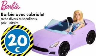 Barbie avec cabriolet