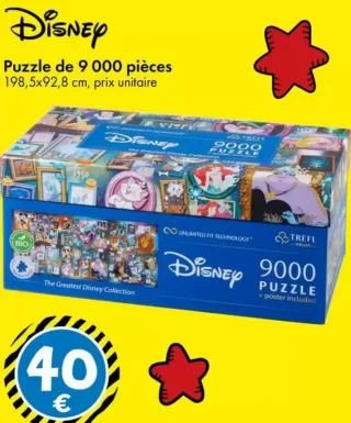 Puzzle de 9 000 pièces Disney