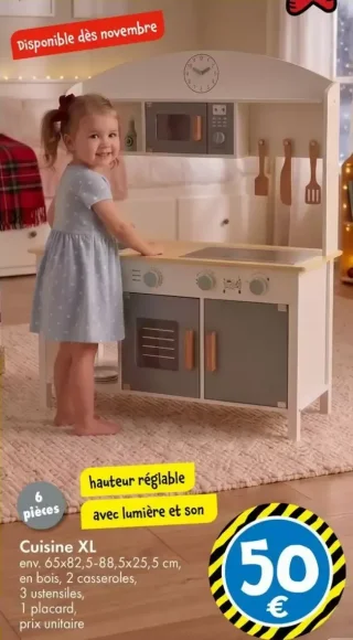 Cuisine XL en bois pour enfants