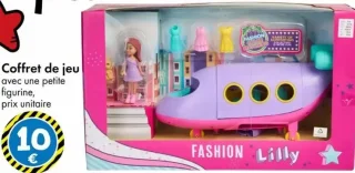 Coffret de jeu Fashion Lilly avec une petite figurine