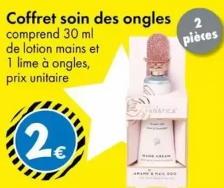 Coffret soin des ongles Fanatica 2 pièces