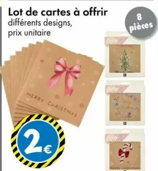 Lot de cartes à offrir