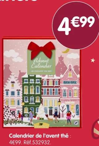 Calendrier de l'avent thé FinesTea
