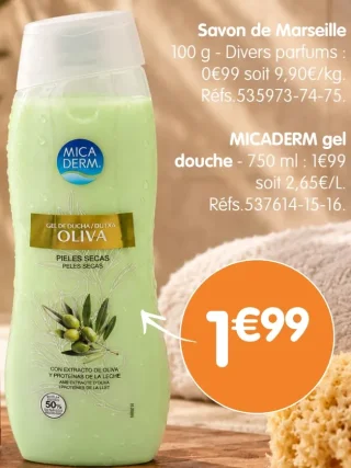 Gel douche Oliva Micaderm