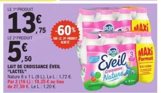Lait de croissance Éveil "LACTEL"
