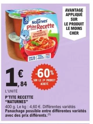 P'tite Recette "NATURNES"
