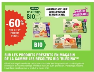 Gamme Les Récoltes Bio Blédina
