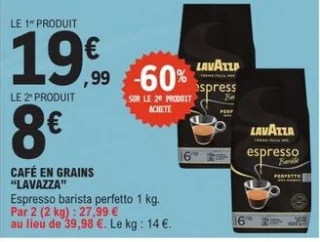 Café en grains Espresso Barista Lavazza