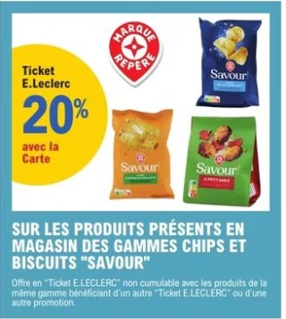 Chips et biscuits Savour Marque Repère
