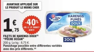 Filets de harengs doux "Pêche Océan"