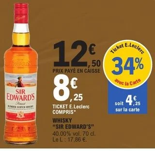 Whisky Sir Edward's