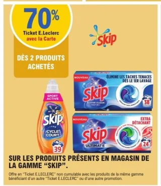 Produits de la gamme Skip
