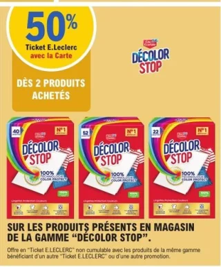 Produits de la gamme Décolor Stop