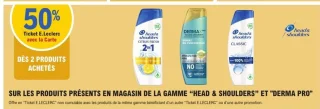 Gamme Head & Shoulders et Derma Pro