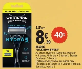 Rasoirs Wilkinson Sword Hydro 5