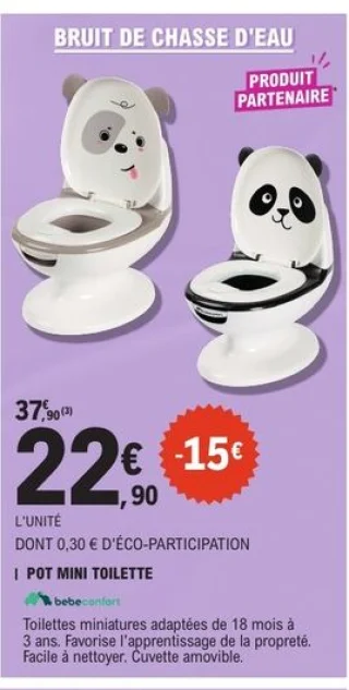 Pot mini toilette Bébé Confort