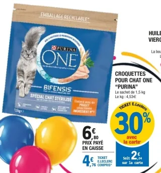 Croquettes pour chat ONE Purina