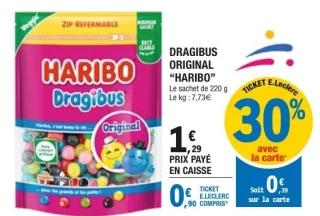 Bonbons Dragibus Original Haribo