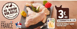 Cuisse de poulet jaune Maître Coq